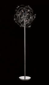 Messe Crystal Floor Lamps Diyas Multi Head Floor Lamps